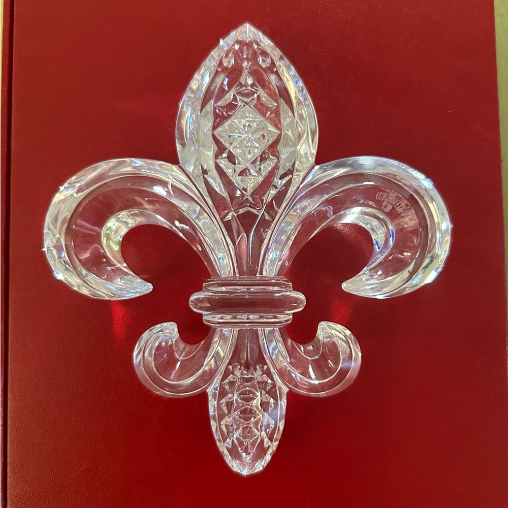 2013 Waterford Crystal Fleur de Lis Ornament